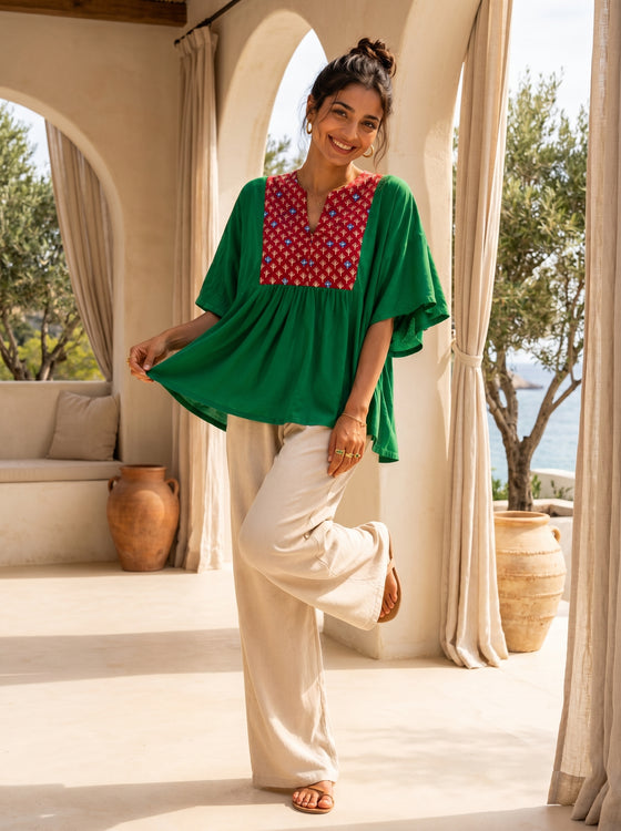 हरा रंग | Haraa Rang — Gulnaar Boho Kurti