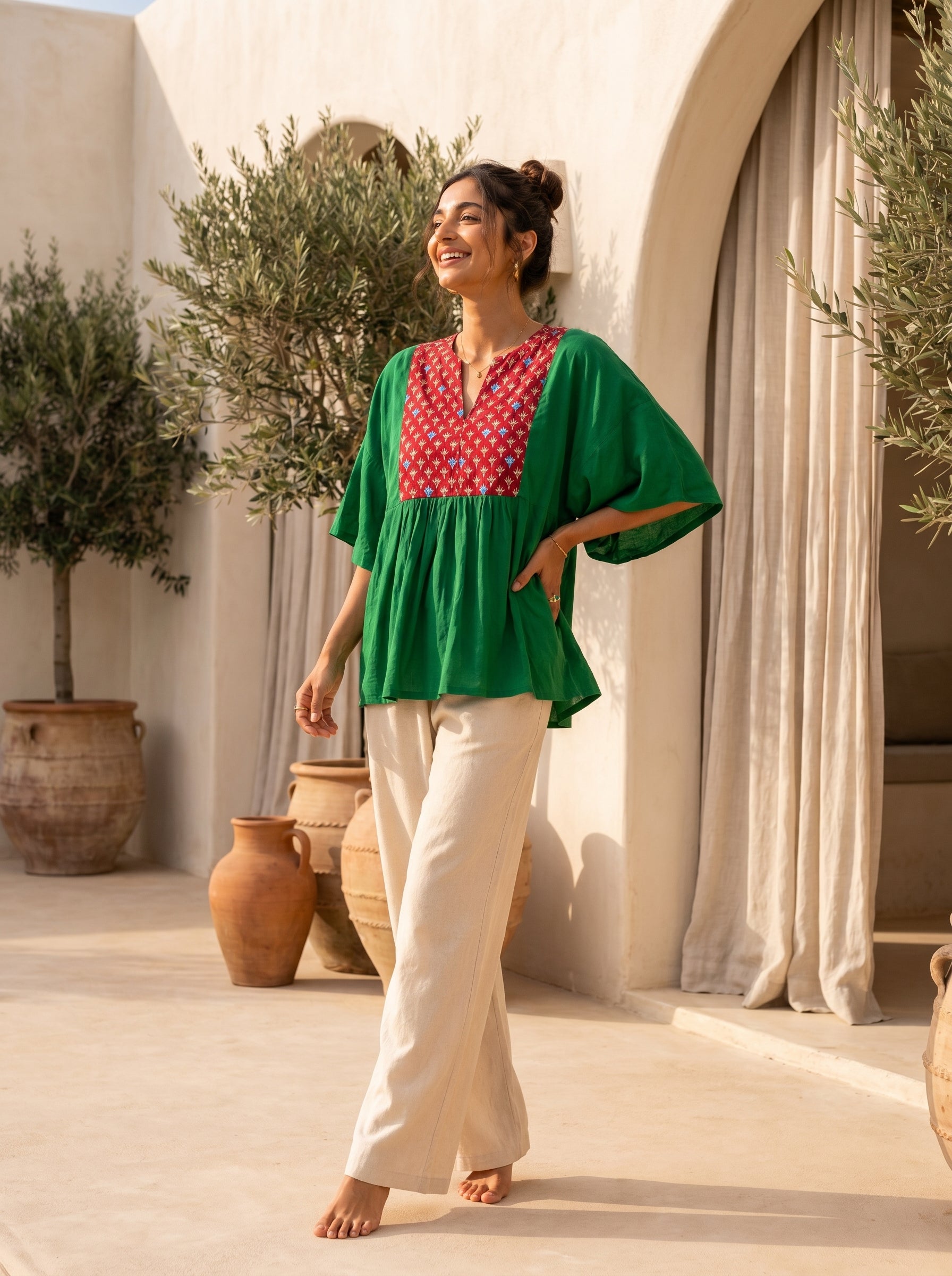 हरा रंग | Haraa Rang — Gulnaar Boho Kurti