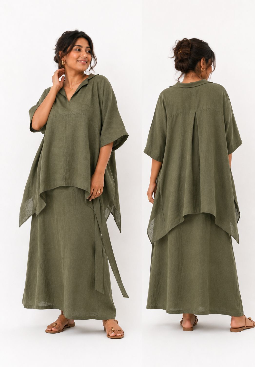 प्रकृति | Prakriti — Mulmul Cotton Coord Set