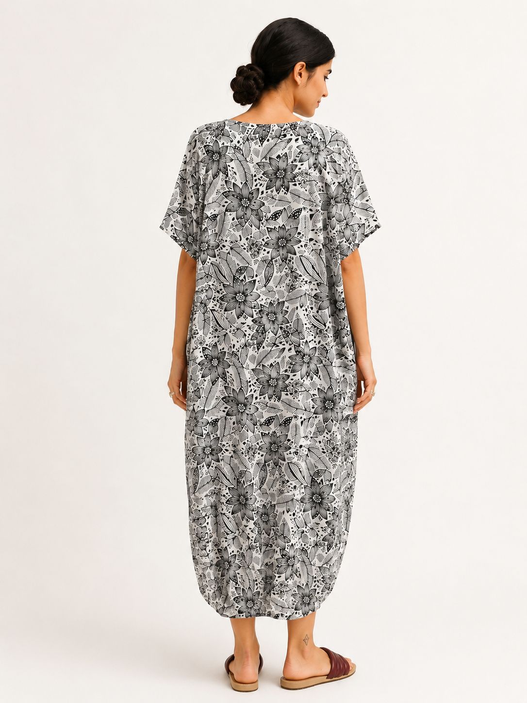 उत्कर्षिणी | Utkarshini — Floral Print Cotton Dress