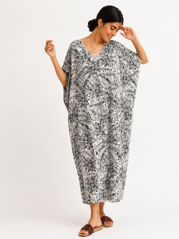 उत्कर्षिणी | Utkarshini — Floral Print Cotton Dress