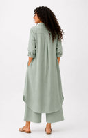 मिज़ाज | Mizaaj — Sage Green Mulmul Coord Set
