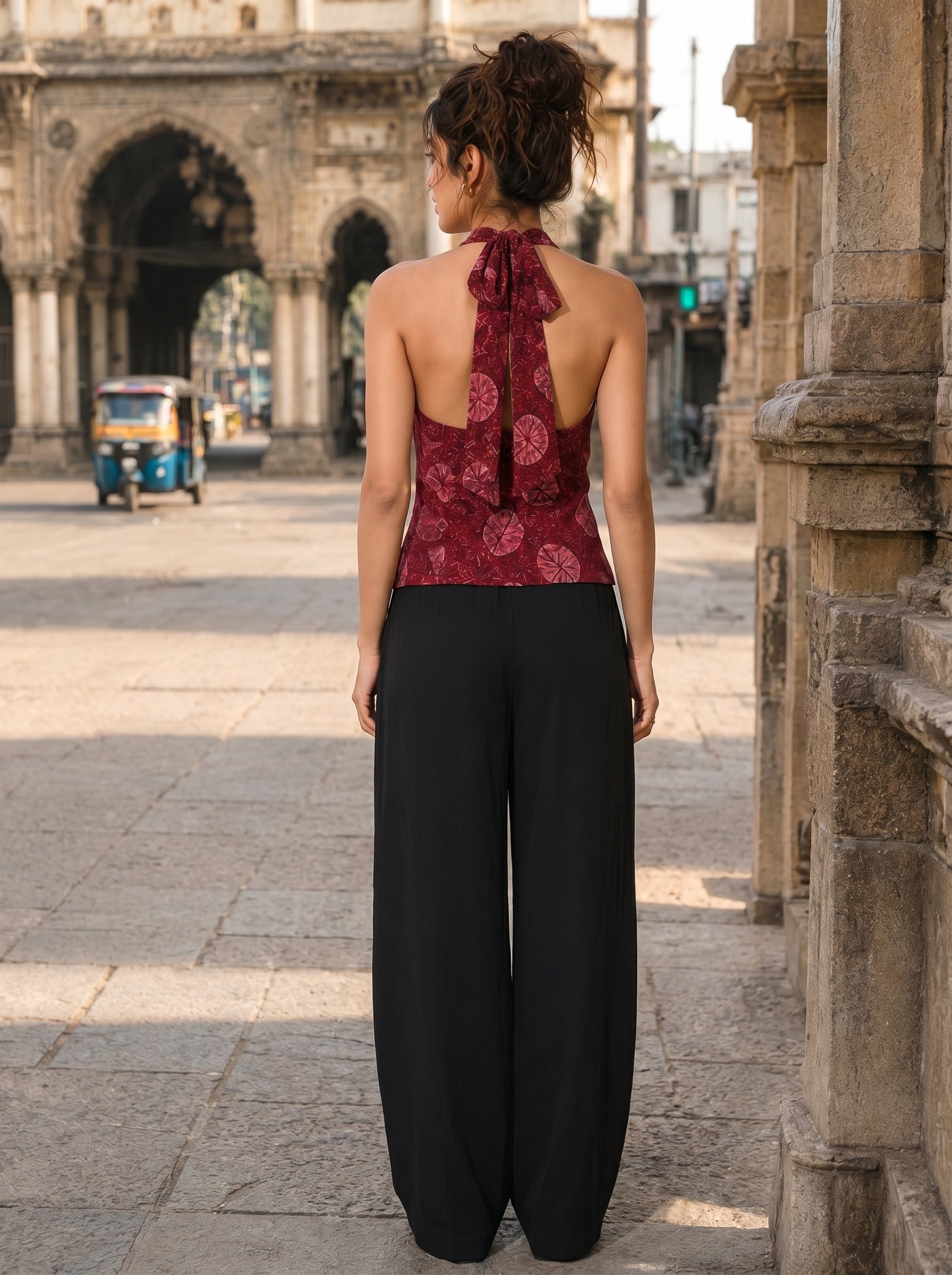 मिर्ची | Mirchi — Backless Halter Kurti