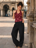 मिर्ची | Mirchi — Backless Halter Kurti